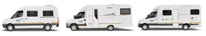 Camper types Maui 2019/2020 Voertuigspecificaties Type Maui M2B Maui M4Bi Maui M4BL Merk Mercedes Sprinter Iveco Mercedes Sprinter Transmissie Handgeschakeld Handgeschakeld