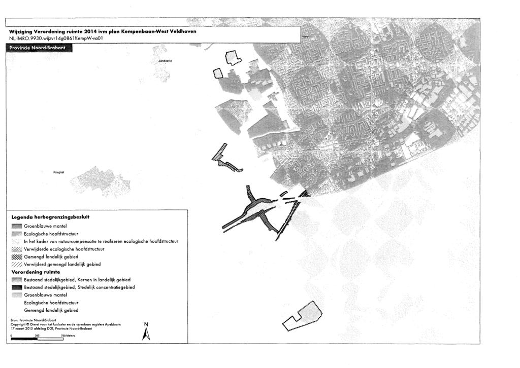 Wijziging Verordening ruimte 2014 ivm plan Kempenbaan-West Veldhoven NLIMRO.9930.