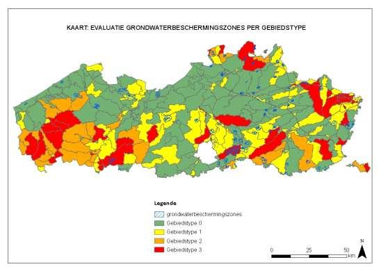 Figuur 6-17: Beschermingszones grondwaterwinningen per gebiedstype 6.2.