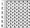 van de ene helft verbruikt. De andere helft in spiegelbeeld beëindigen. Rugpand: 134 (150) s. met nld. nr. 4 in roodpaars/lichtgrijs opzetten. Voor de boord 4,5 cm = 16 nld. boordpatroon br.