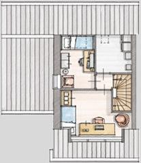 429 Praktisch 5a (tekening V-453c) - één extra slaapkamer - radiator en ventilatierooster in de