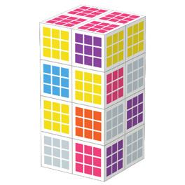 FRITZO CHALLENGES Aantal spelers: 1+ Leeftijd: 4+ Duur van het spel: onbeperkt DOEL VAN HET SPEL: Door de verschillende cubes op en tegen elkaar te plaatsen, kunnen figuren met verschillende