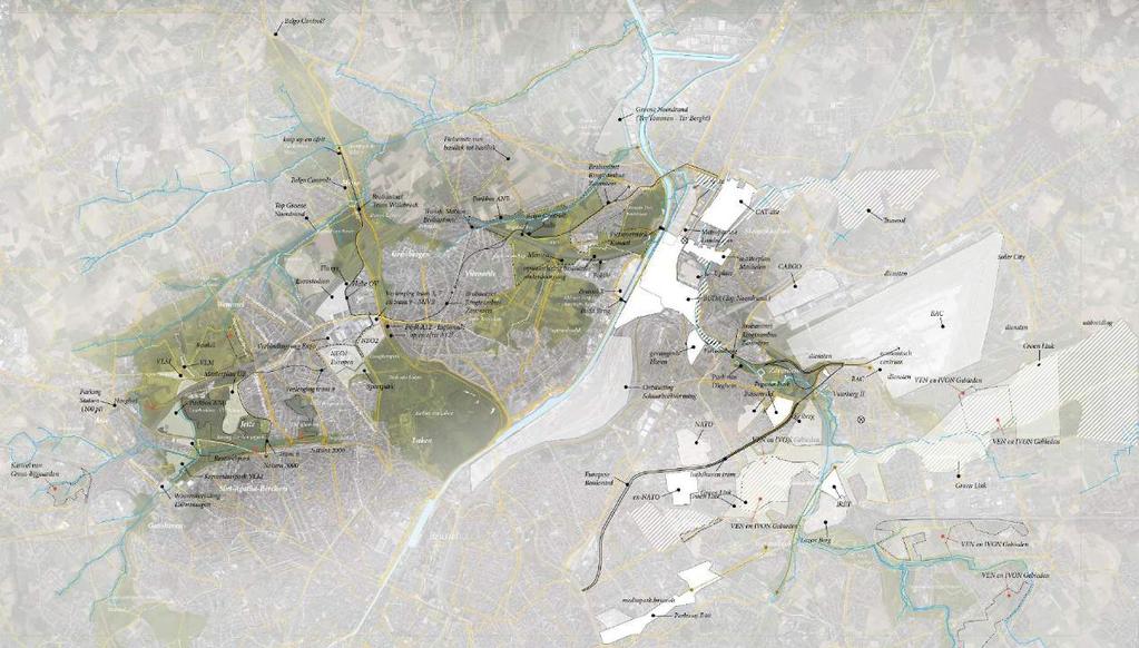 Opvangen toekomstige groei Grootschalige ruimtelijke projecten + te verwachten demografische groei Masterplan UZ Brussel Europea (NEO1)