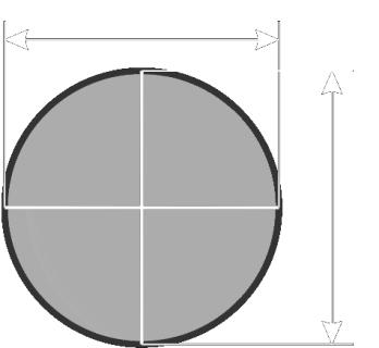 Er verschijnen zes keuzes op het scherm: Display Tekening Uitleg Lengte L De lengte van de tank Hoogte 1 H1 De diameter van de tank Hoogte 2 H2 De diameter van de tank (bij een cilindrische tank is