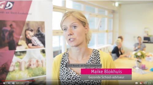 Gezonde School in de praktijk Samenwerken aan Gezonde School Maike Blokhuis Gezonde Schooladviseur GGD Noord- en Oost- Gelderland & Hans Blommaert