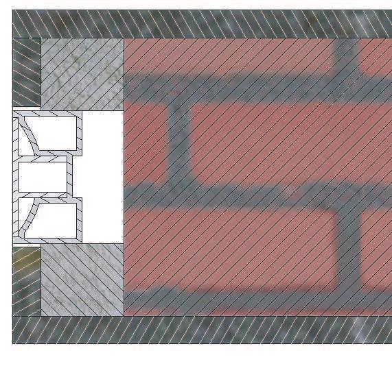 WAS - IO = echnische iche WandAanSluiting - IO 005/ Aansluiting INOUW-plint met IO-omlijsting Legende: : basisstructuur : steen, beton, systeemwand, wand edm.