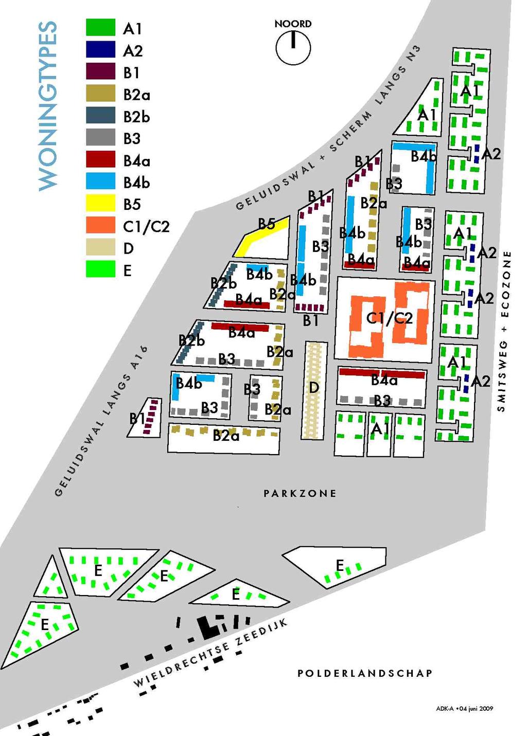 eeldkwaliteitplan Wilgenwende Dordrecht deze legt op landschappelijk niveau een relatie met het buitengebied en het kreeksysteem van Sterrenburg.