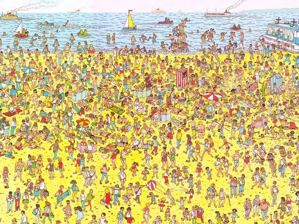 Kleurgebruik (Waar is Waldo?