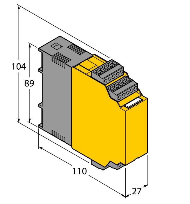 IM43-13-SR 7540041 Grenswaardensignaalgever; eenkanalig; ingang 0/4...20mA of 0/2.