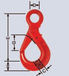 G ü t e k l a s s e / G r a d e 0 GK Haken Veilige werklast [t] Afmeting E D G H C TWN 079 6-7/- - 13- - 1/0- - Z0774