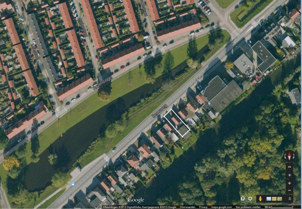 figuur 2: Google-Earth luchtfoto met