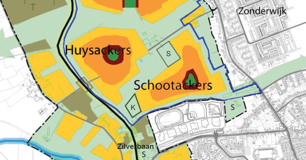 geluidbelasting vanwege wegverkeerslawaai binnen gehele bestemmingsplangebied De Drie Dorpen inzichtelijk gemaakt.