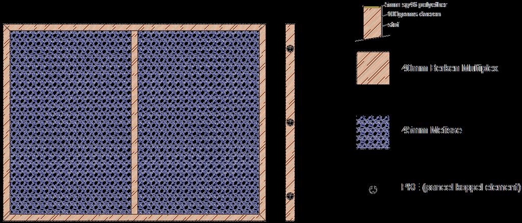 4 P a g i n a TECHNISCHE SCHETS MOGELIJKE BUREAUOPSTELLINGEN Deze panelen zijn in diverse