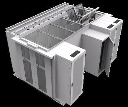 voor de uitdaging waar datacenters al sinds jaar en dag voor staan: het optimaliseren van de koeling en de energie-efficiëntie door het optimaal scheiden van de warme