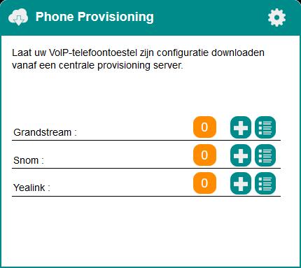 Zo kiest u bijvoorbeeld voor een SIP-account en automatisch wordt het correcte username en paswoord ingevuld.