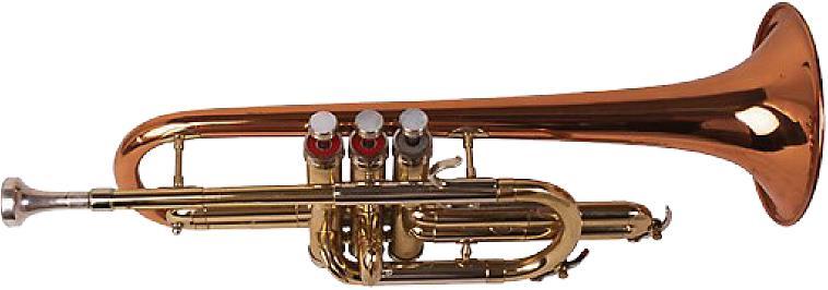Het 3/2 Ventiel. Een ventiel laat lucht door of houdt het juist tegen. In de afgebeelde trompet zitten 3 ventielen die met de vingers bediend worden.