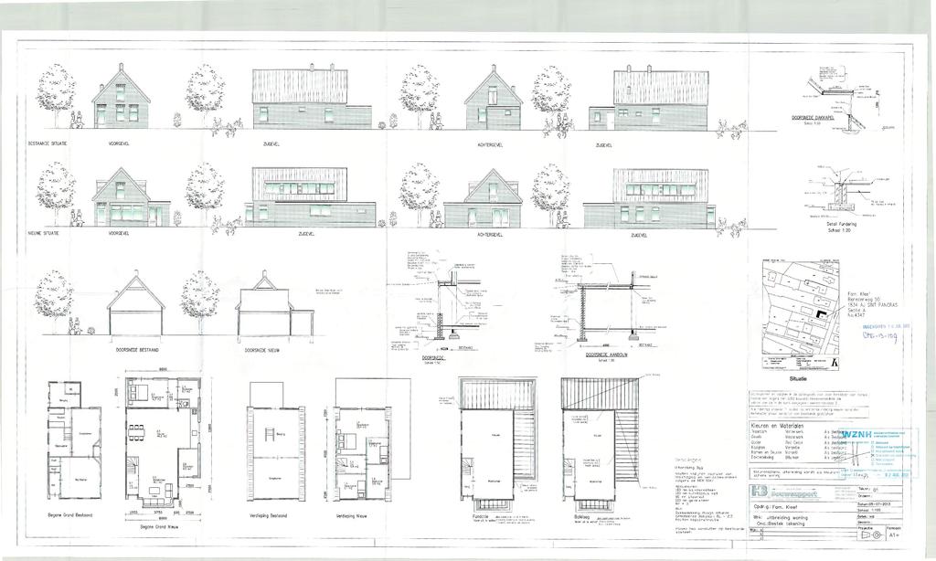 Ruimtelijke kwaliteit Oorspronkelijke woning Plan dat de bestaande karakteristiek negeert De