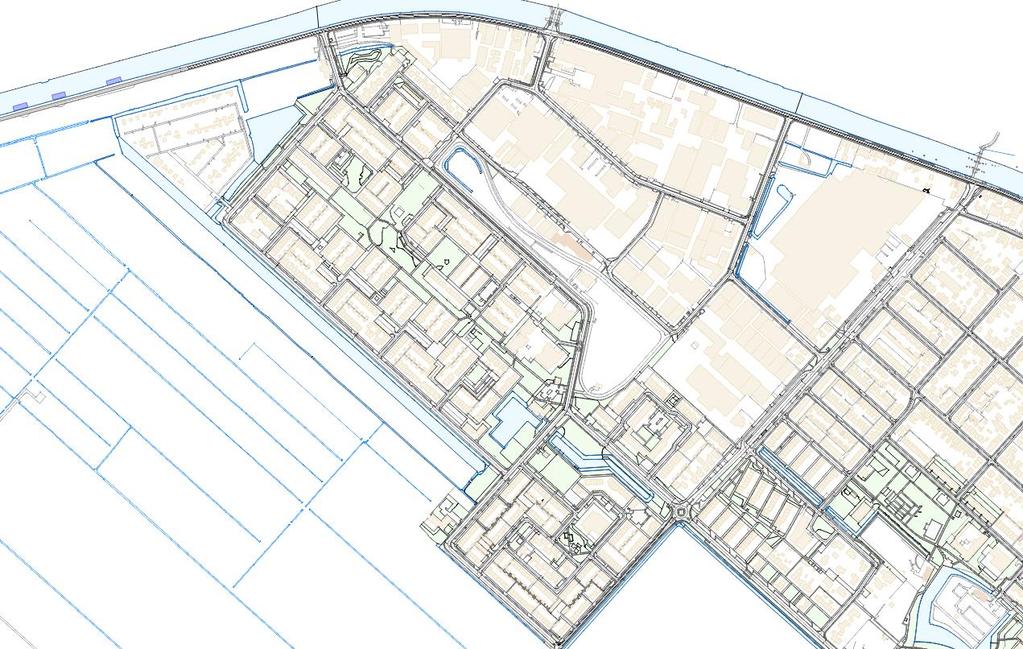 Zwanenburg west 3a 13a 2a 18a 8a 15c, 16b 15b 15a 16a 2) BODEMSANERING 2a Kruising IJtochtkade/Kastanjelaan: uitvoering bodemsanering. De sanering bestaat uit het biologisch reinigen van de bodem.