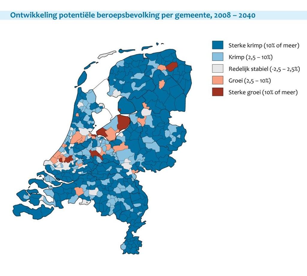 3. Krimp in Nederland Bijna alle gemeenten krijgen hiermee te maken.