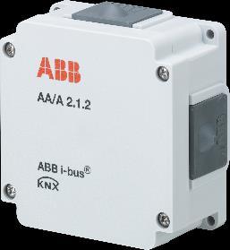2CDC071003S0016 ABB i-bus KNX Apparaattechniek 2.2 AA/A 2.1.2 analoge uitgang, 2-voudig, opbouw De analoge uitgang wordt via KNXontvangen telegrammen omgezet naar analoge uitgangssignalen.