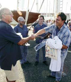 De afgelopen twee maanden is er zowat dag en nacht gewerkt om het schip vaarklaar te krijgen voor de Dutch Classic Yacht Regatta (25 tot en met 27 juli).