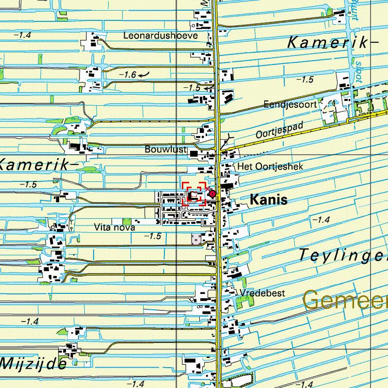 Omgevingskaart Klantreferentie: 132080 0 m 125 m 625 m Deze kaart