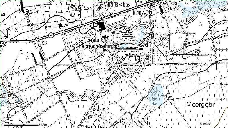 het terrein twee zones