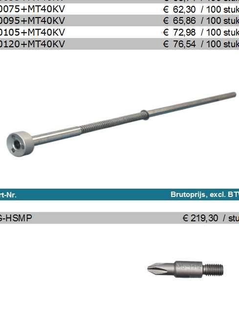 Voorgemonteerde houtschroef & drukverdeelplaat AaboFix combi HSMP houtschroef 5,0 + MP metalen drukverdeelplaat Ø 40 mm Voorgemonteerde schroef / drukverdeelplaat voor directe montage van dakbanen op