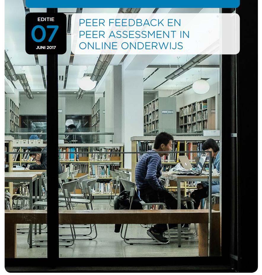 Jaarthema Peer feedback en peer assessment in online onderwijs