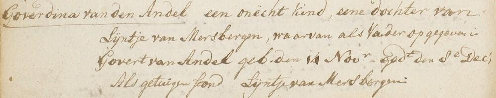 Doopboek Genderen 1805.