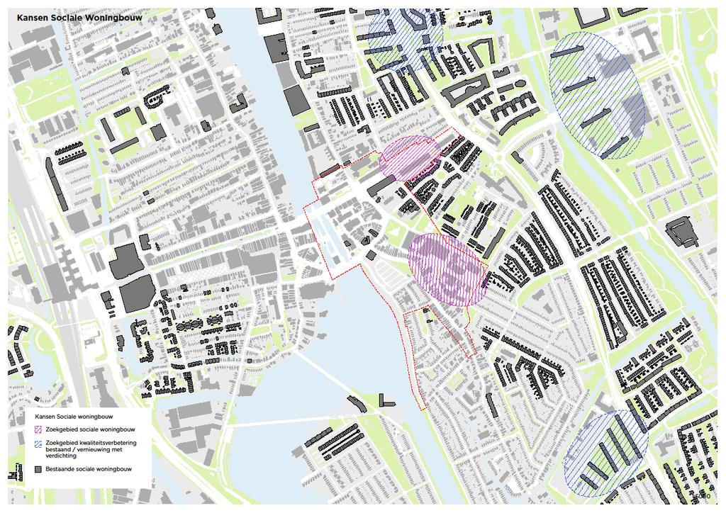 In de strategiefase zal een belangrijk aandachtspunt zijn hoe de gemeente samen met de woningcorporaties en andere stakeholders in de omliggende wijken stuurt op de gewenste herontwikkeling.