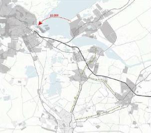 Pagina 4 van 6 Pakket 3b: Opwaarderen N-wegen Bovenlangs Opwaarderen van de N301-N305 én de verbreding van de A27 tussen Eemnes en Almere.