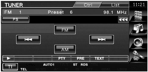Radio beluisteren Zoeken naar programmatype Een programma wordt afgestemd wanneer u het programmatype instelt.