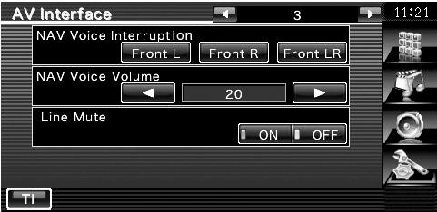 Wanneer "AV-OUT" is ingesteld op DVD of USB, wordt op de monitor achteraan dezelfde bronvideo of hetzelfde bedieningsscherm weergegeven als vooraan.