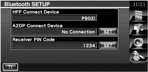 Instelmenu Bluetooth-toestel wissen Wist het geregistreerde