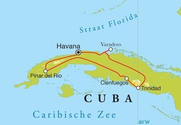 Rei s s chem a Dag 1 Amsterdam - Havana Dag 2 Havana, stadswandeling door oud-havana Dag 3 Havana Dag 4 Havana - Soroa - Pinar del Rio Dag 5 Pinar del Rio, bezoek Vinales Vallei, optioneel bezoek