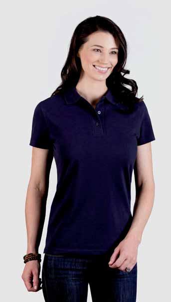 customizable with: DO YOUR OWN PLACKET promodoro 4005 Women s Superior Polo snij: verwerking: functies: materiaal: maat: white ash sports grey new light grey