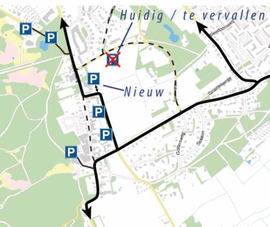 H4 Uitgangspunten voor het ontwerp 4.1 Parkeren en ontsluiting Inleiding Aan de noordzijde van het Groene Hart bevindt zich het zgn. overloopparkeerterrein.