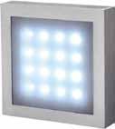 alu brushed LED wit 310197 LED blauw 310198 45,90 LEDs 12 ~ IP23 16 Stk. AITES 16 LED 0,1 Lichtbron: LED Module (incl.