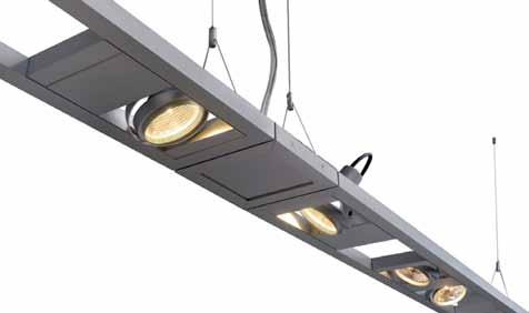 AIXLIGHT 60 PENDANT SYSTEEM 70W HQI Module 230 ~ 1,97 +A G12/CDM-T (excl.) 70W L/B/H: 32/19/16 cm Voedingskabels-L: 1,8m E-VSA (incl.