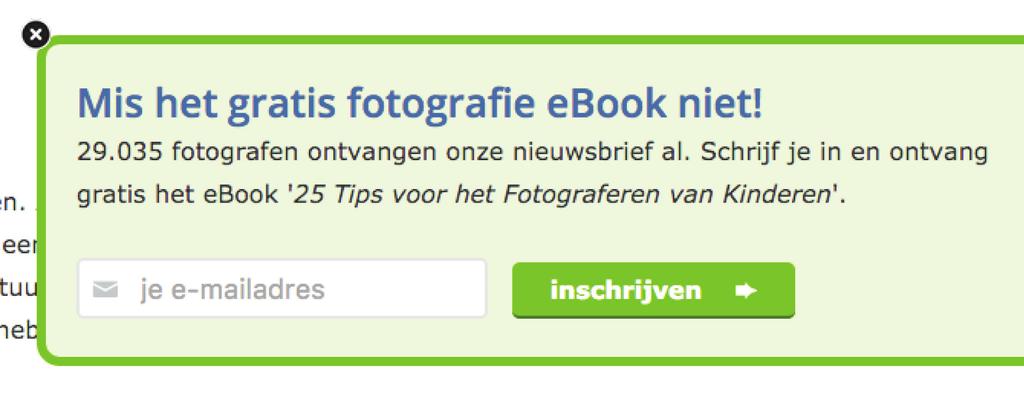 Fig. 7 - Op photofacts.nl zetten ze bovenstaande tips heel goed in: 29.035 fotografen ontvangen de mailing al, dan zal het wel een goede mailing zijn.