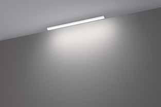 voor algemene omgevingsverlichting, Dubbel voor gangtoepassingen wanneer beide zijden Inbouwversie in een gipsplafond Lichtopbrengst : High Efficiency : tot 2000lm, tot 75lm/W Vermogen : 27W
