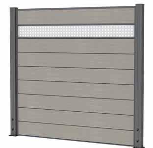 deur houtmotief grijs Aluminium frame met  23690 289,- Composiet deurkozijn
