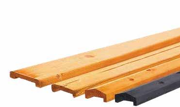 21-planks Geschaafd grenen verticaal 180x99 cm 08109 61,95 T.b.v. betonpaal 10x10 cm met doorgeboorde gaten.