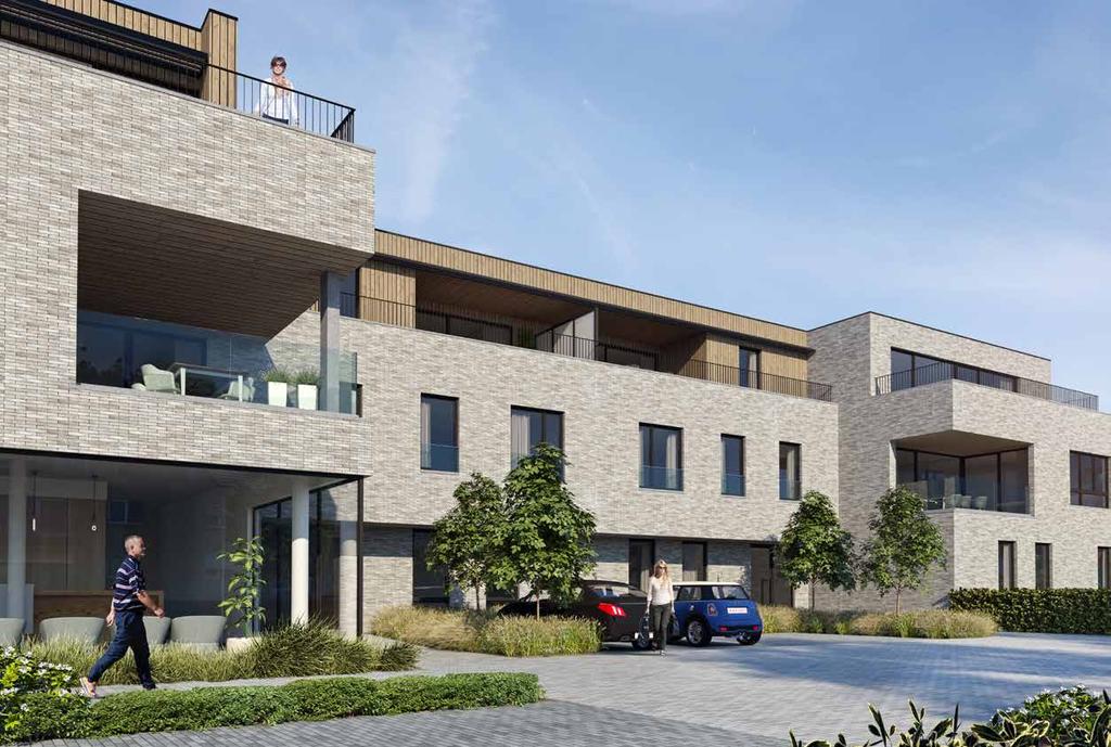 Kwaliteitsvol wonen in het charmante Rapertingen Residentie Gavroche is een stijlvol en hedendaags woonproject bestaande uit 12 nieuwe eenheden: 11 ruime appartementen van 101m 2 tot 185 m 2 en een