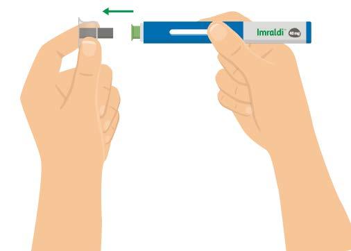 Raak het gebied niet meer aan voordat u gaat injecteren. Vermijd pijnlijke huid en huid met blauwe plekken, littekens, schilfers of rode vlekken. 5.