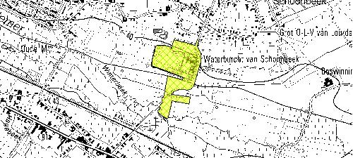 Schoonhofstraat. Het onderzoek vond plaats in opdracht van Studie- en Landmetersbureau Geotec, dat instaat voor de planning en de realisatie van de werf.