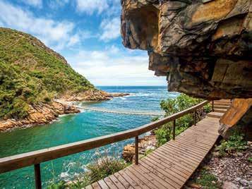 Bij aankomst worden we gedropt bij het Knysna Waterfront voor de lunch (niet incl.).