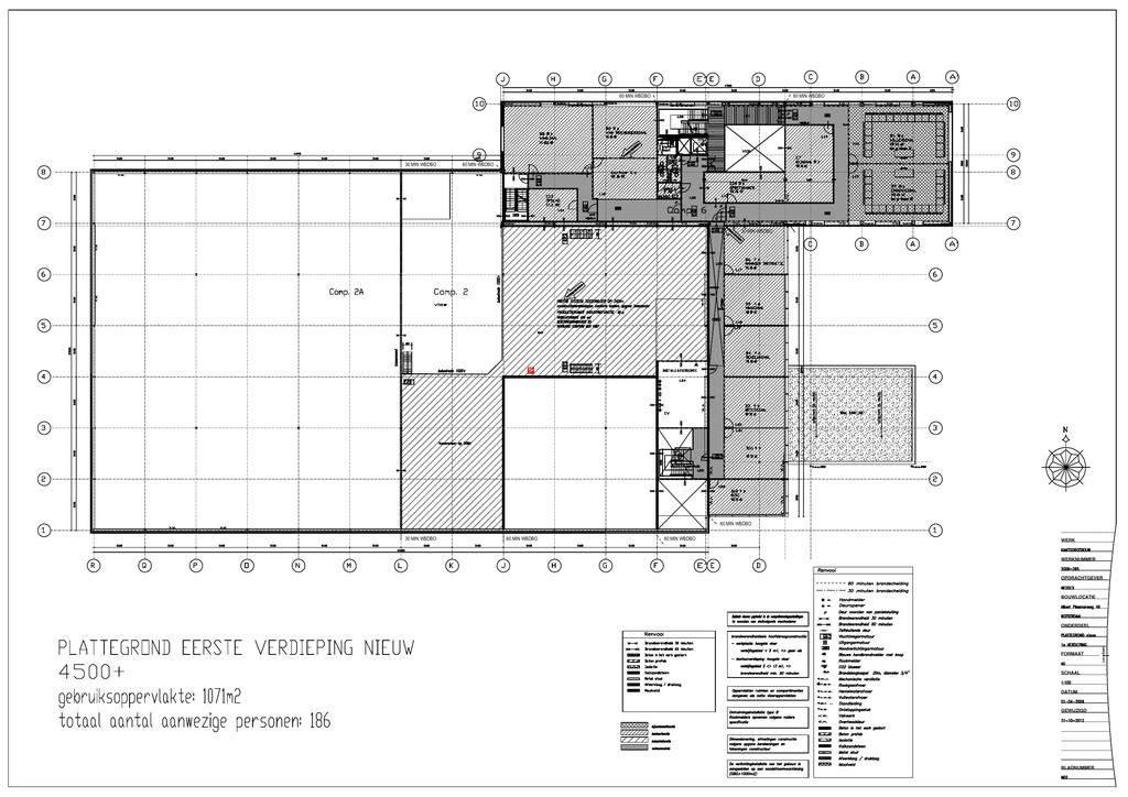 Plattegrond eerste verdieping