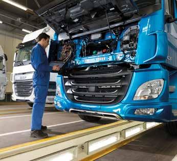 week en 365 dagen per jaar volledig vertrouwen op DAF International Truck Service Landelijke dealerdekking Bereik het hoogste niveau van efficiency door services te laten uitvoeren door de DAF